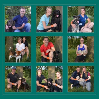 Foto's team per deelnemer